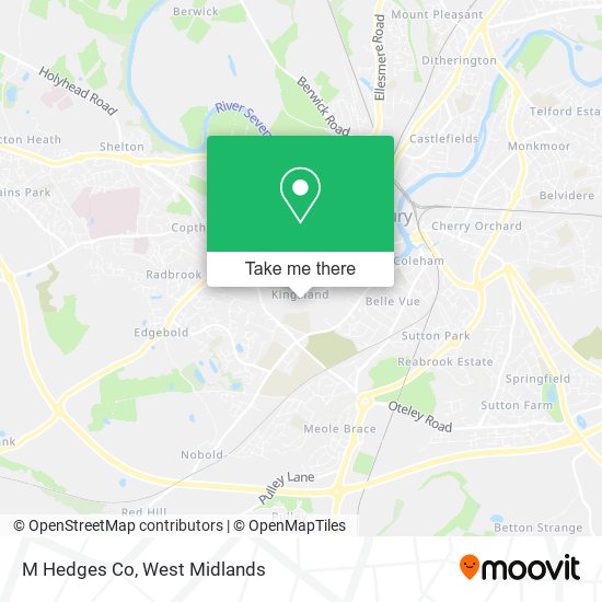 M Hedges Co map