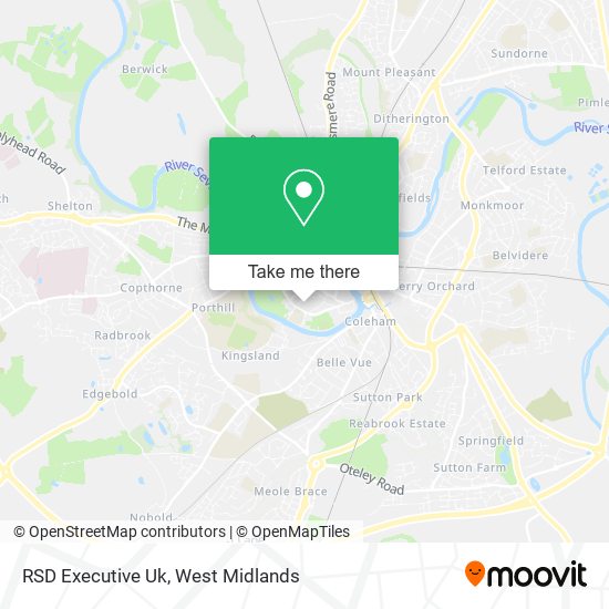 RSD Executive Uk map