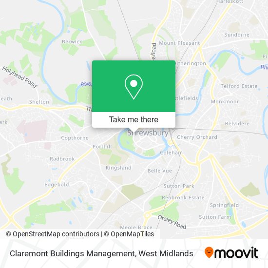 Claremont Buildings Management map