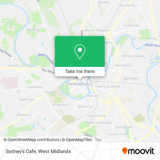 Sydney's Cafe map