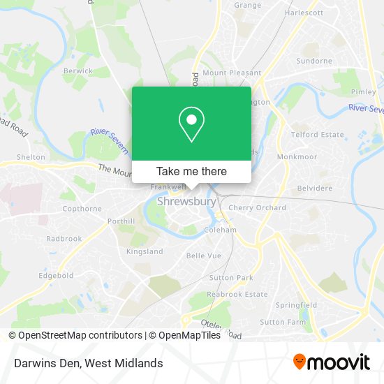 Darwins Den map