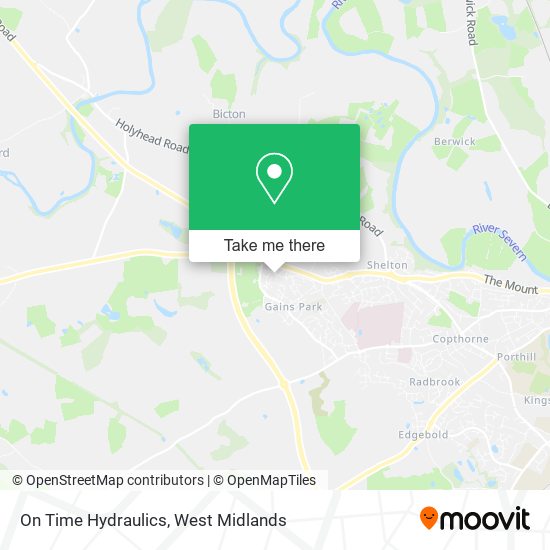 On Time Hydraulics map