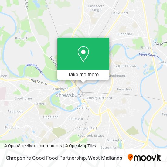 Shropshire Good Food Partnership map