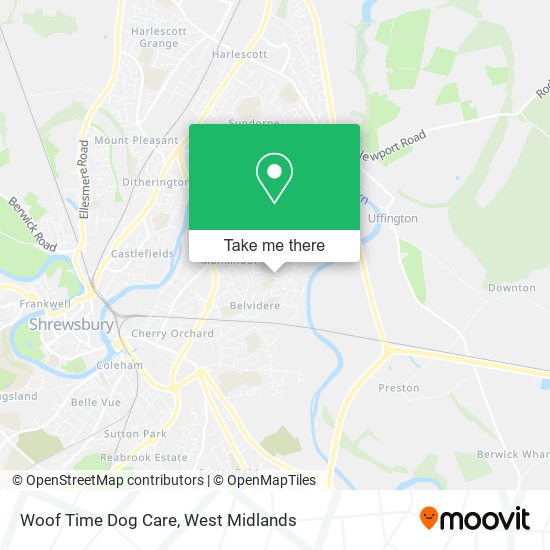 Woof Time Dog Care map
