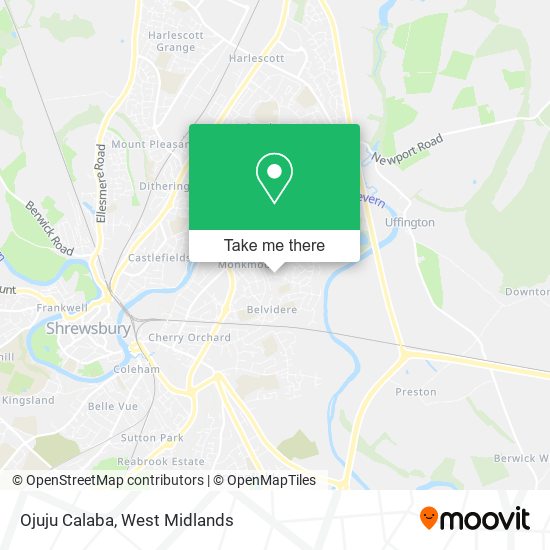 Ojuju Calaba map