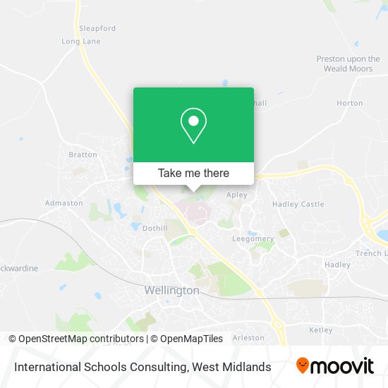 International Schools Consulting map