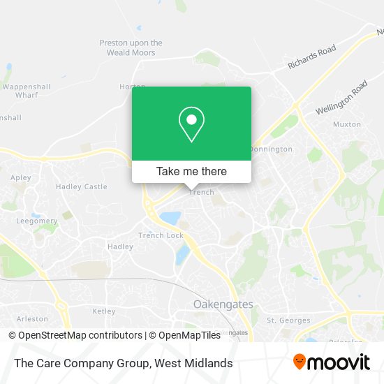 The Care Company Group map