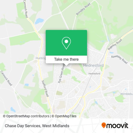 Chase Day Services map