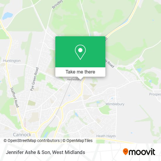 Jennifer Ashe & Son map