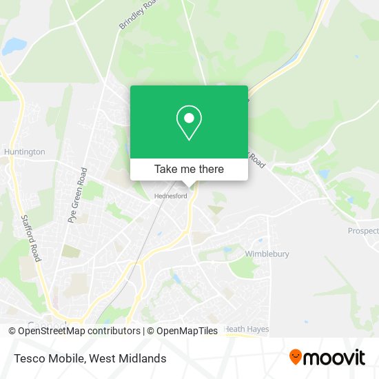 Tesco Mobile map