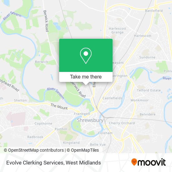 Evolve Clerking Services map
