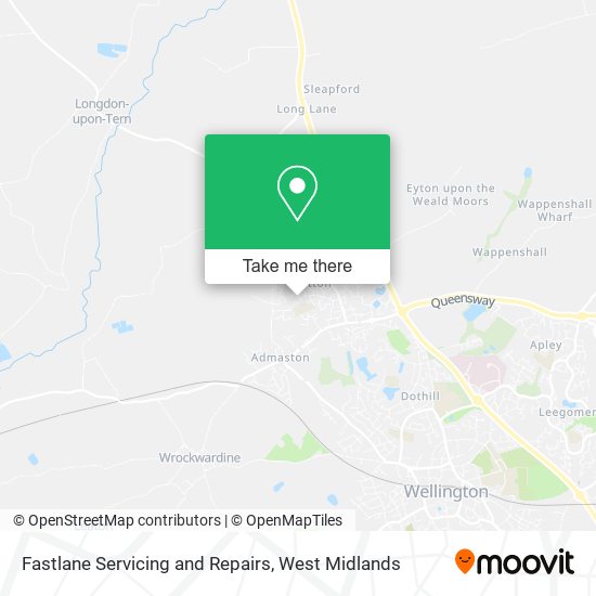 Fastlane Servicing and Repairs map