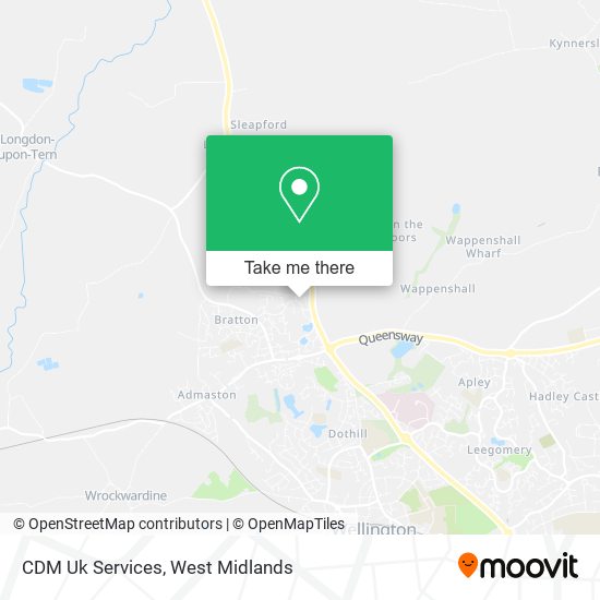 CDM Uk Services map