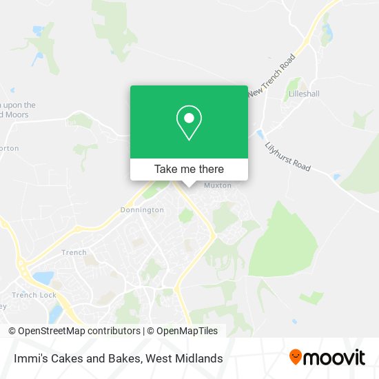 Immi's Cakes and Bakes map