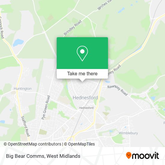 Big Bear Comms map