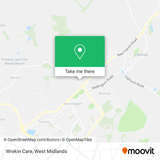 Wrekin Care map