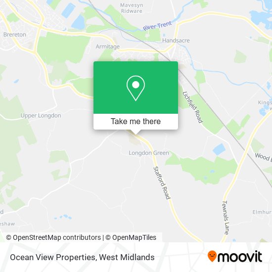 Ocean View Properties map