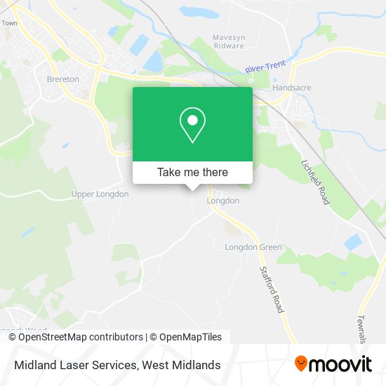 Midland Laser Services map