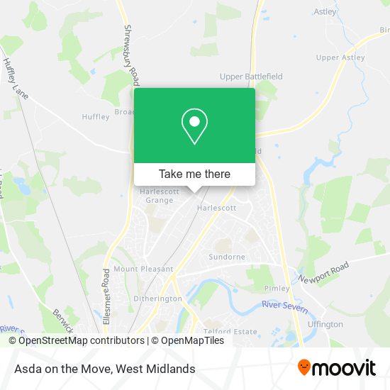 Asda on the Move map