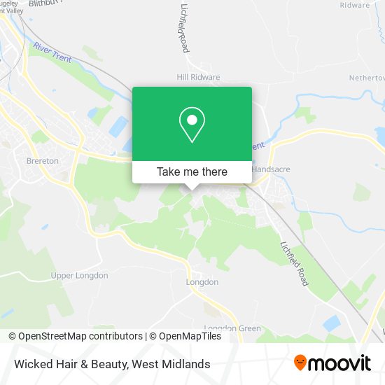 Wicked Hair & Beauty map