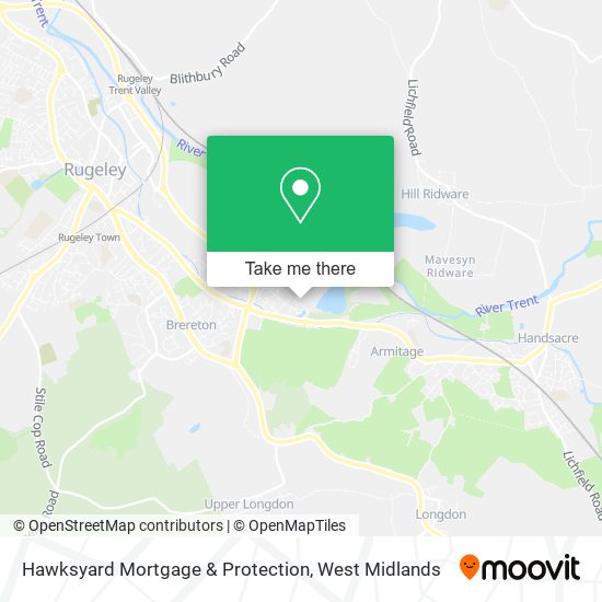 Hawksyard Mortgage & Protection map