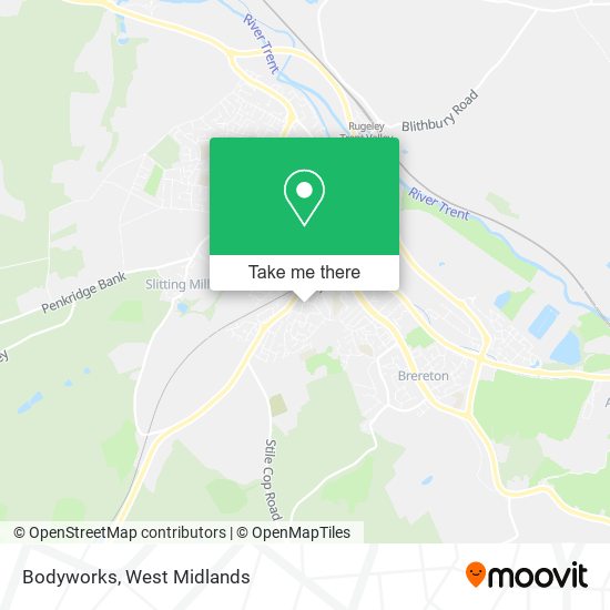 Bodyworks map