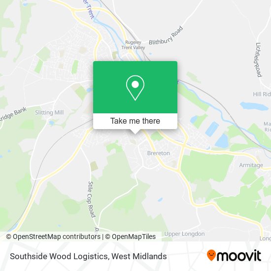 Southside Wood Logistics map