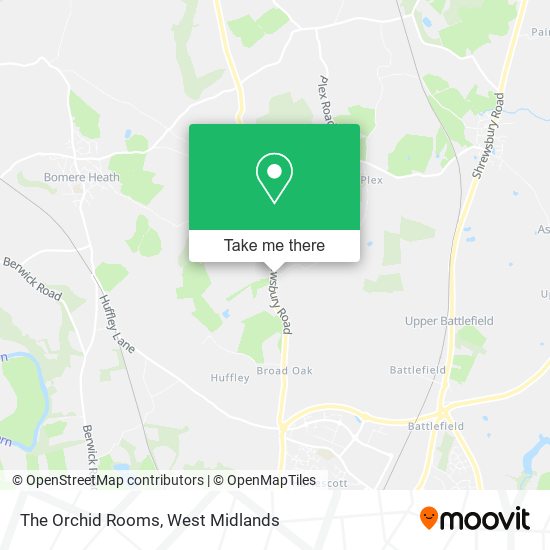 The Orchid Rooms map