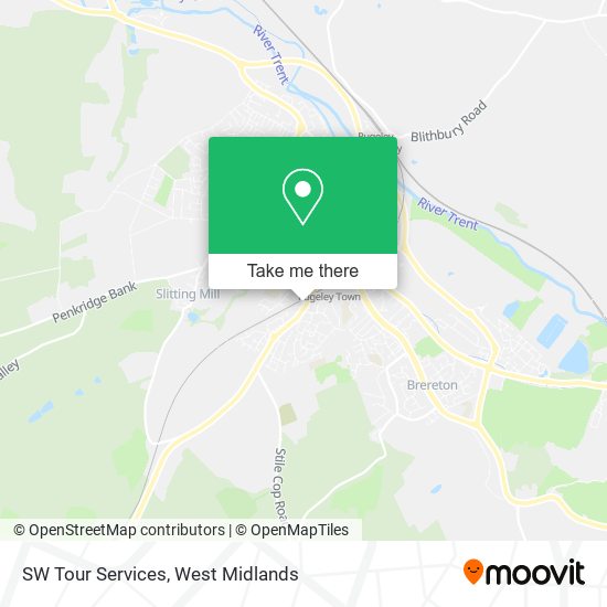 SW Tour Services map