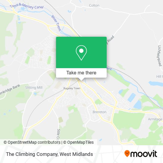 The Climbing Company map