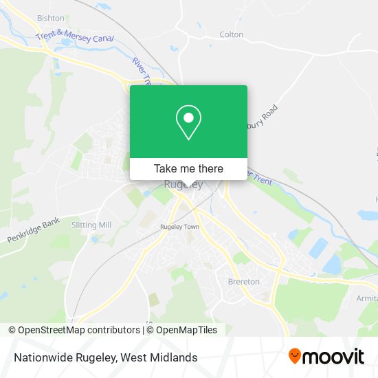 Nationwide Rugeley map