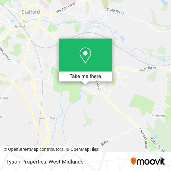 Tyson Properties map