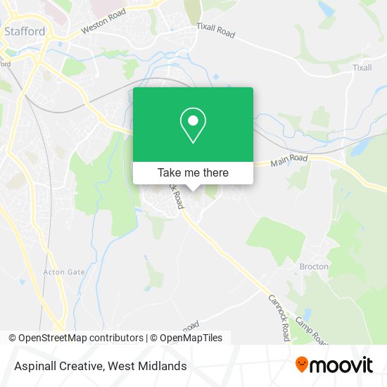 Aspinall Creative map
