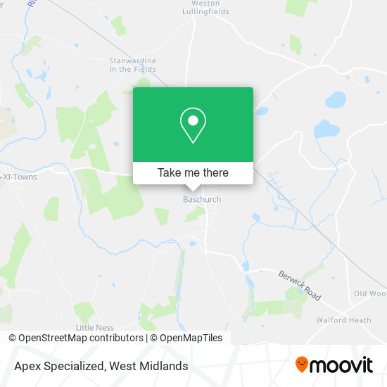 Apex Specialized map