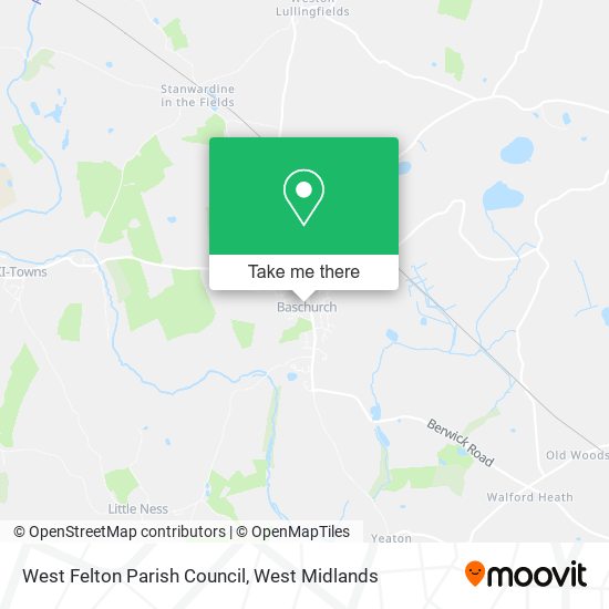 West Felton Parish Council map