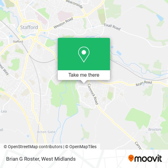 Brian G Roster map