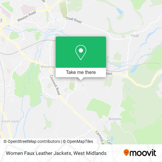 Women Faux Leather Jackets map
