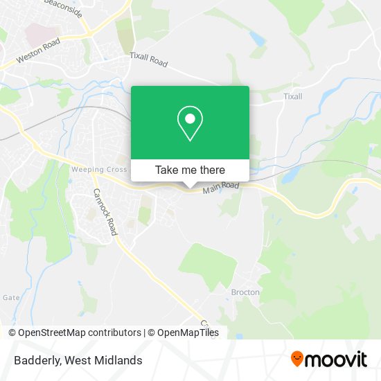 Badderly map