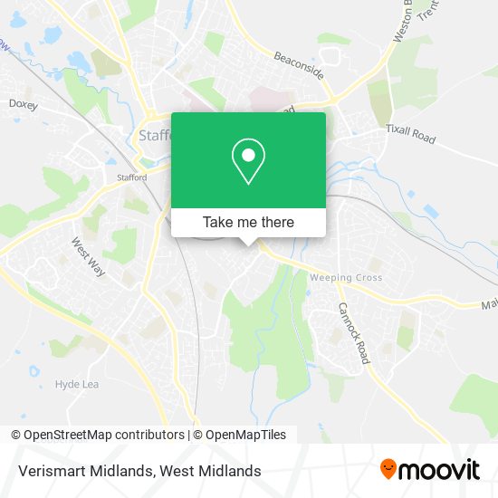 Verismart Midlands map