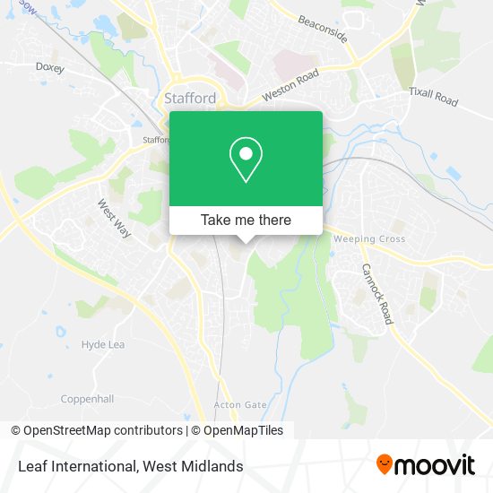 Leaf International map