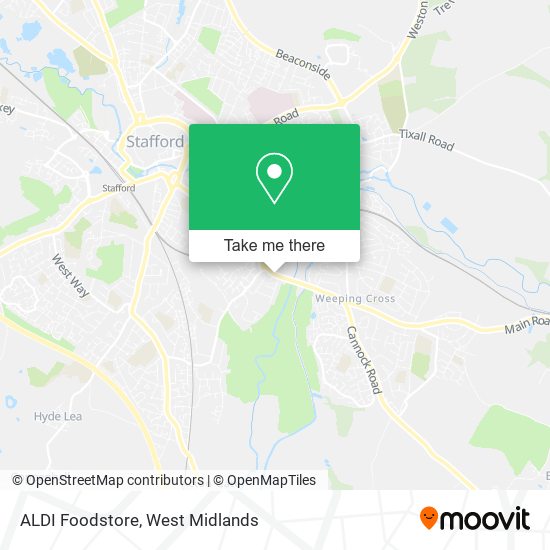 ALDI Foodstore map
