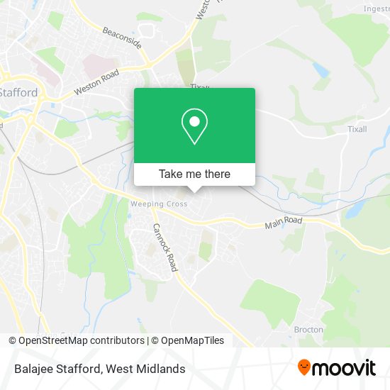 Balajee Stafford map