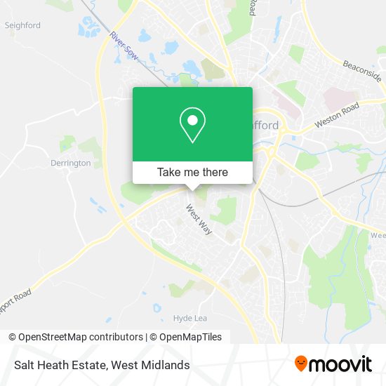 Salt Heath Estate map