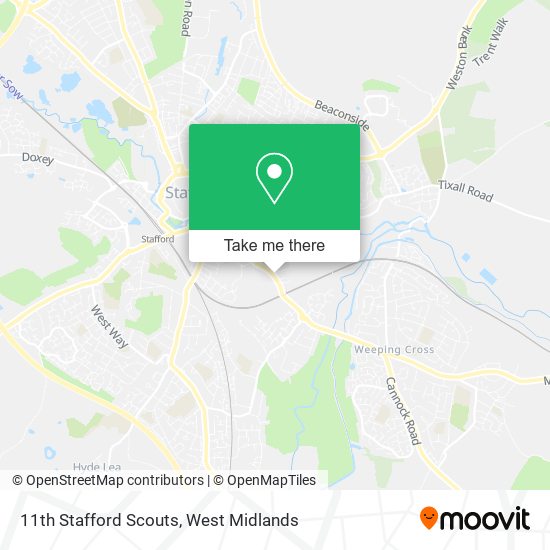 11th Stafford Scouts map