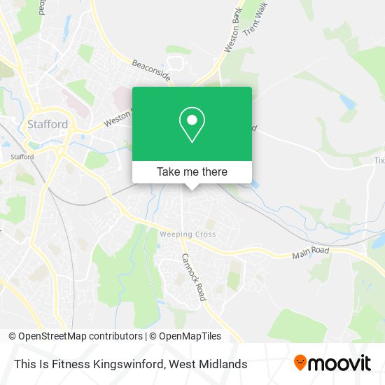 This Is Fitness Kingswinford map