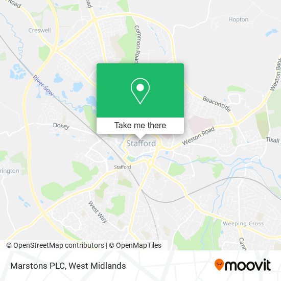 Marstons PLC map