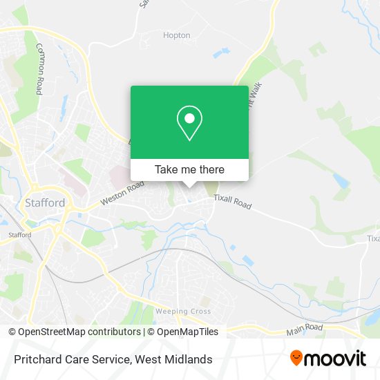 Pritchard Care Service map