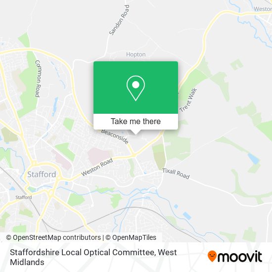 Staffordshire Local Optical Committee map