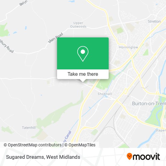 Sugared Dreams map
