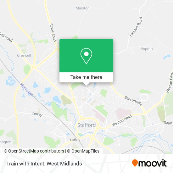 Train with Intent map